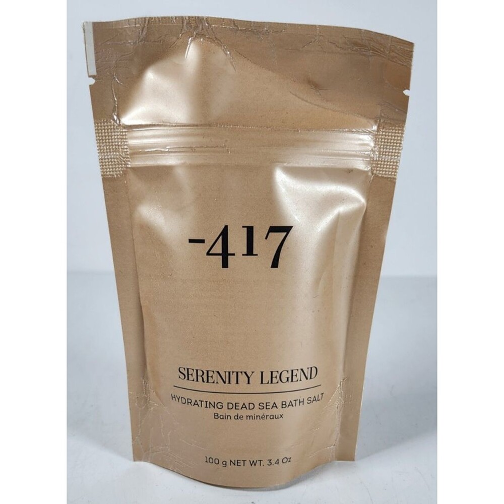 NEW - 417 Serenity Legend Hydrating Dead Sea Bath Salt Vegan - 100g New